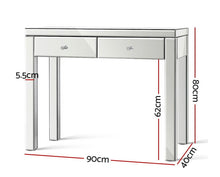 Load image into Gallery viewer, Mirrored Furniture Dressing Console Table Hallway Hall Sidebaord Drawers
