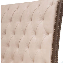 Load image into Gallery viewer, Natura Modern Tan Gator Upholstered Sleigh Bed
