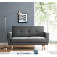 Load image into Gallery viewer, Tristan 6 Seater Sofa Bed Set w/ Ottoman - Grey
