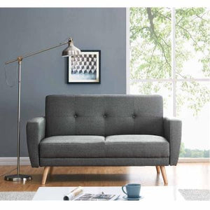 Tristan 6 Seater Sofa Bed Set w/ Ottoman - Grey