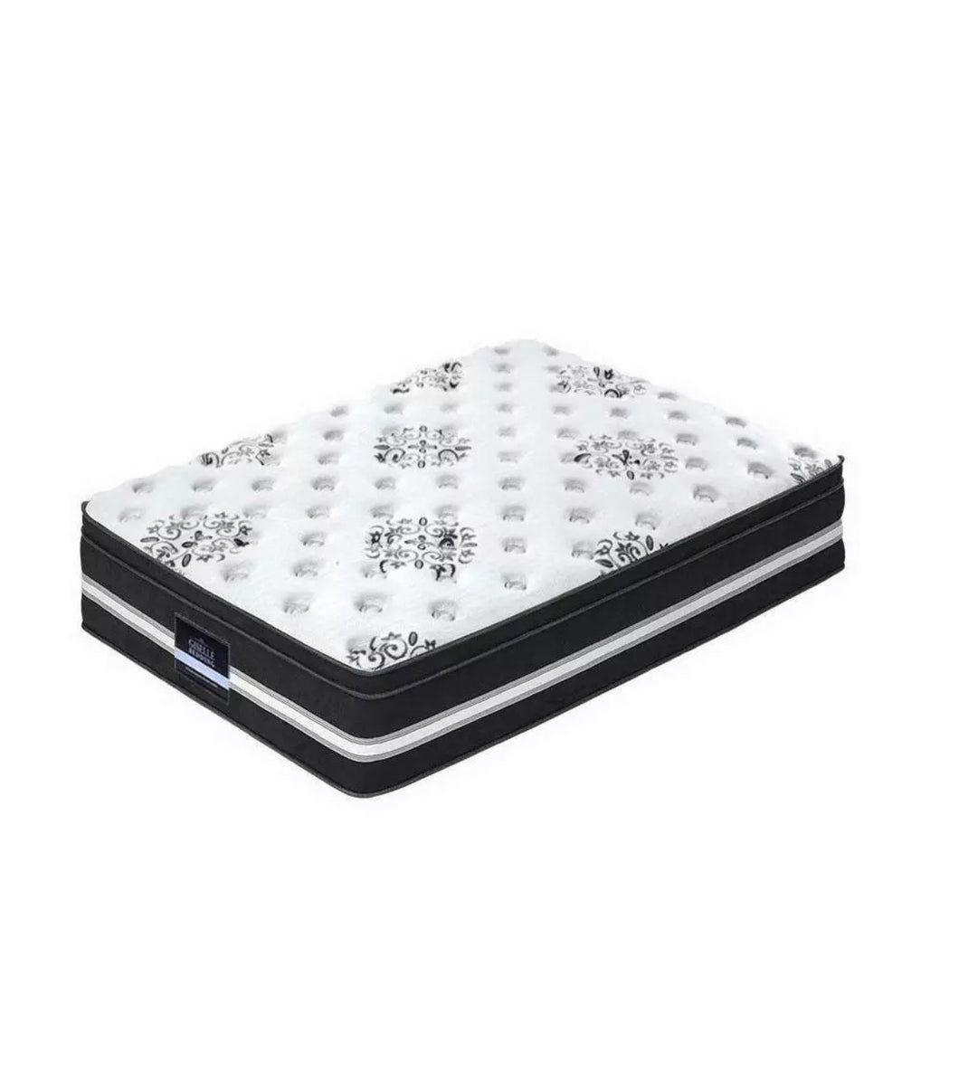 Giselle Bedding King Single Size Mattress Bed COOL GEL Memory Foam Euro Top Pock