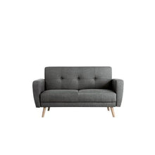 Load image into Gallery viewer, Tristan 6 Seater Sofa Bed Set w/ Ottoman - Grey

