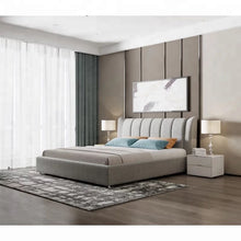 Load image into Gallery viewer, Modern Crushed Asri Solid Wood Bed Frame
