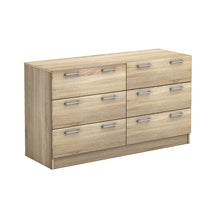 Load image into Gallery viewer, Tribecca 6 Drawer Low Boy - Light Sonoma Oak
