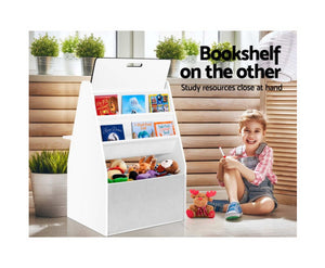 Tatum Keezi Kids Bookshelfs Child Bookcases Kids Easel Whiteboard Magazine Rack Desk