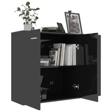 Load image into Gallery viewer, Odie Sideboard High Gloss Black 105x30x75 cm Chipboard
