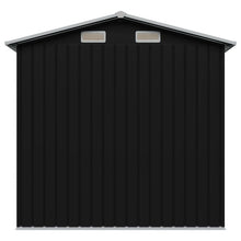 Load image into Gallery viewer, SG Garden Storage Shed Anthracite Steel 204x132x186 cm
