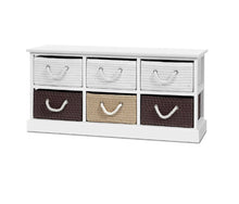 Load image into Gallery viewer, Storage Bench Shoe Organiser 6 Drawers Chest Cabinet Rack Box Shelf Stool
