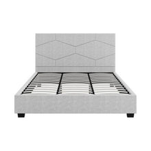 Load image into Gallery viewer, Bella Fabric Queen Bed Frame - Light Grey
