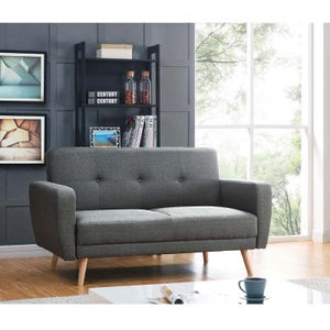 Tristan 6 Seater Sofa Bed Set w/ Ottoman - Grey