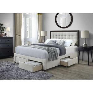 Franklin Tufted Upholstered Storage Standard Bed