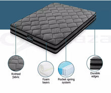 Load image into Gallery viewer, Giselle Mattress Queen Double King Single Firm Foam Pocket Spring 22cm
