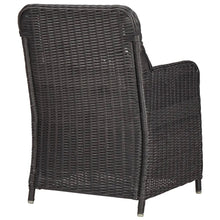 Load image into Gallery viewer, Barca 7 Piece Outdoor Dining Set Poly Rattan Black
