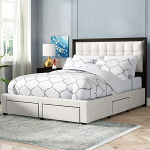 Franklin Tufted Upholstered Storage Standard Bed