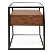 Load image into Gallery viewer, Norman Scandinavian Side Table - Walnut

