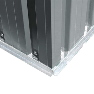 GP Garden Shed Grey Metal