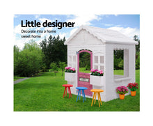 Load image into Gallery viewer, Kids Cubby House Wooden Outdoor Childrens Gift Pretend Play Set
