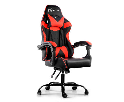 Gaming Office Chairs Computer Seating Racing Recliner Racer Black Red