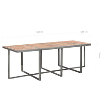Load image into Gallery viewer, Liza 13 Piece Outdoor Dining Set Poly Rattan and Acacia Wood Anthracite
