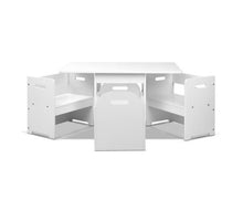 Load image into Gallery viewer, Keezi 4PCS Kids Table and Chairs Set Storage Box Toys Play Desk Wooden Children
