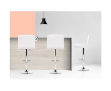 Load image into Gallery viewer, Set of 2 PU Leather Bar Stools - White

