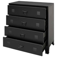 Load image into Gallery viewer, vidaXL Sideboard Chest of Drawers Industrial Style Metal Black Storage Unit
