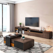 Load image into Gallery viewer, Brody Designer Entertainment Unit Set Solid Wood
