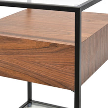 Load image into Gallery viewer, Norman Scandinavian Side Table - Walnut

