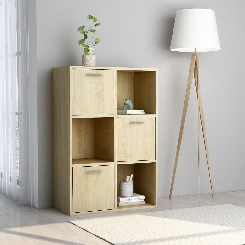 Rochelle Storage Cabinet Sonoma Oak 60x29.5x90 cm Chipboard
