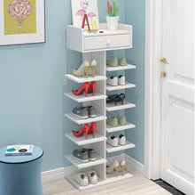 Load image into Gallery viewer, Modren Shoe Rack Shoe Organiser White
