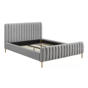 Benny Tufted Upholstered Platform Bed by Everly Quinn