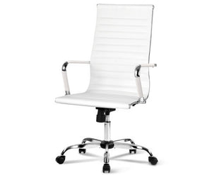 Zogin Gaming Office Chair Computer Desk Chairs Home Work Study White High Back