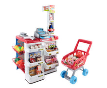 Load image into Gallery viewer, Keezi 24 Piece Kids Super Market Toy Set - Red &amp; White

