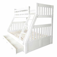 Load image into Gallery viewer, Cornelia Triple Bunk Bed with Storage Drawers - White

