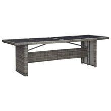 Load image into Gallery viewer, Alexa 7 Piece Outdoor Dining Set with Cushions Poly Rattan Grey
