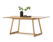 Load image into Gallery viewer, Scandinavian Inspired Light Oak Timber Rectangular 1.8m Dining Set with 4x Padded White Eames Chairs
