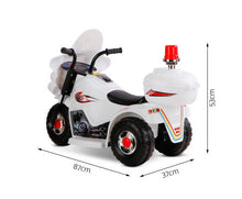 Load image into Gallery viewer, Kids Ride On Motorbike Motorcycle Car Toys White
