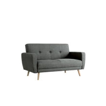 Load image into Gallery viewer, Tristan 6 Seater Sofa Bed Set w/ Ottoman - Grey
