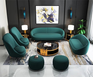 Modern minimalist living room sofa set size Nordic furniture sofa set