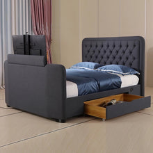Load image into Gallery viewer, Roberto Fabric Upholstered Standard Bed
