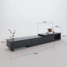 Load image into Gallery viewer, C550 Modern All Black Tv Entertainment unit
