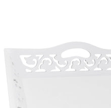 Load image into Gallery viewer, vidaXL Side Table with Tray White Plant Stand End Console Nightstand Lowboard
