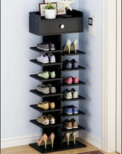 Load image into Gallery viewer, Stylish Shoe Rack Shoe Organiser Black
