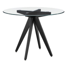 Load image into Gallery viewer, Modren 5 Piece Black Scandi &amp; Black and Natural Replica Hans Wegner Wishbone Dining Chair Set
