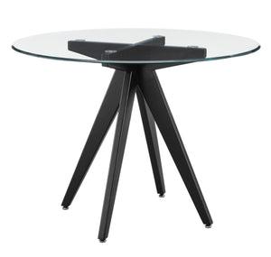 Modren 5 Piece Black Scandi & Black and Natural Replica Hans Wegner Wishbone Dining Chair Set