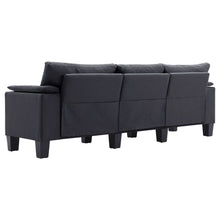 Load image into Gallery viewer, League 3Seater Sofa Dark Grey Fabric
