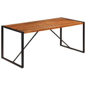 Mora Dinning Set 7 Pieces Solid Acacia Wood with Sheesham Finish