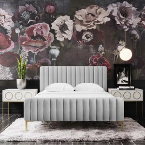 Benny Tufted Upholstered Platform Bed by Everly Quinn