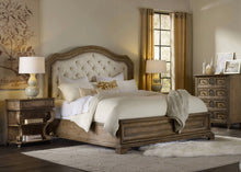 Load image into Gallery viewer, Fawn Beige King &amp; Queen Upholstered Panel Bed
