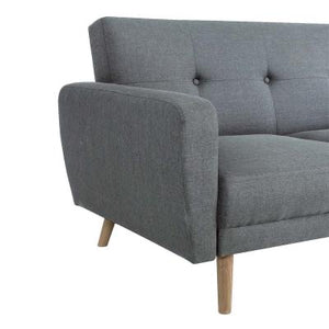 Tristan 6 Seater Sofa Bed Set w/ Ottoman - Grey
